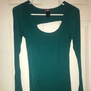 Teal shirt